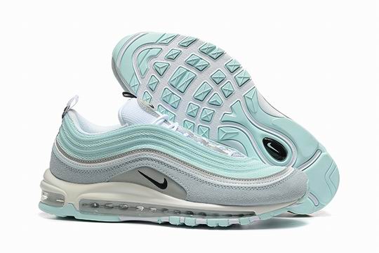 Cheap Nike Air Max 97 Grey Tiffany Blue Men's Running Shoes-32